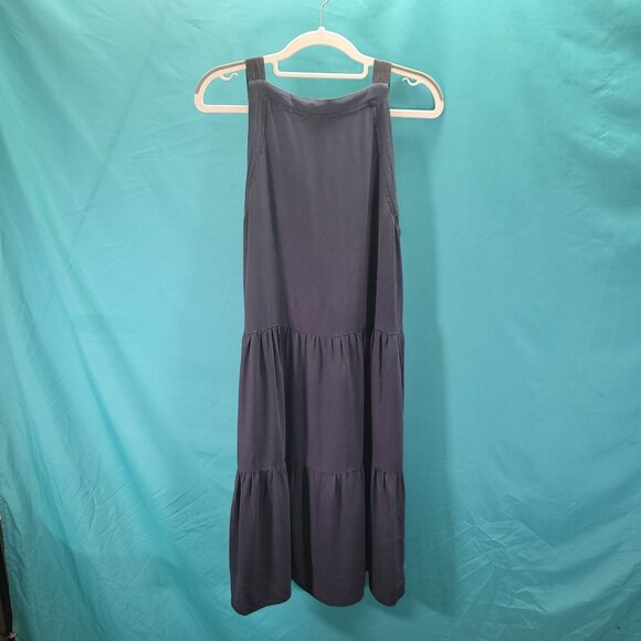 Splendid Collection Navy Blue Sleeveless V-Neck Tiered Dress XS - Picture 7 of 11